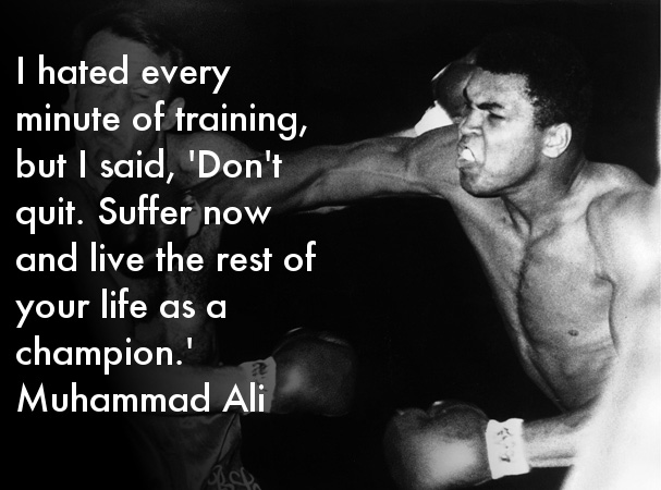 Motivational Quotes From Muhammad Ali Training