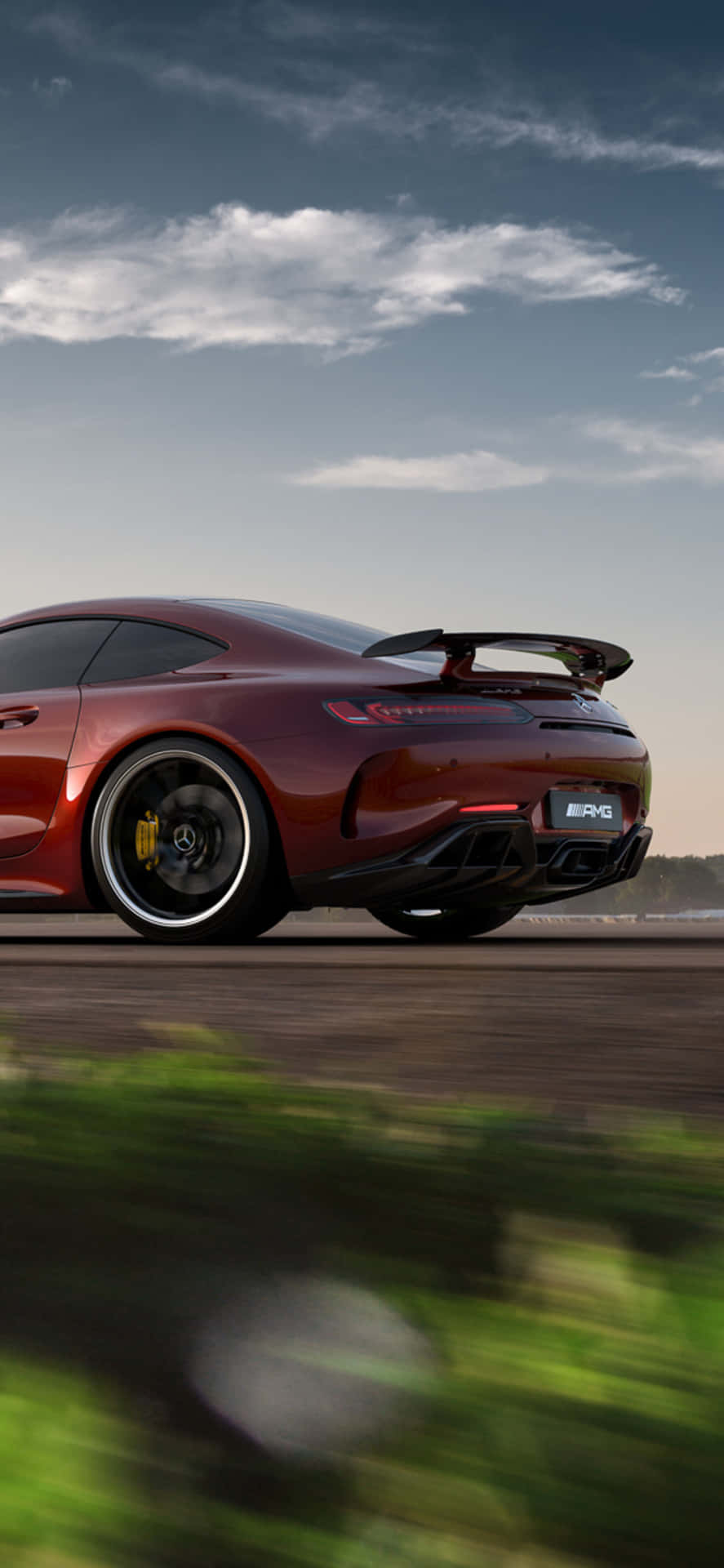Crop Android Red Amg Gt Wallpaper