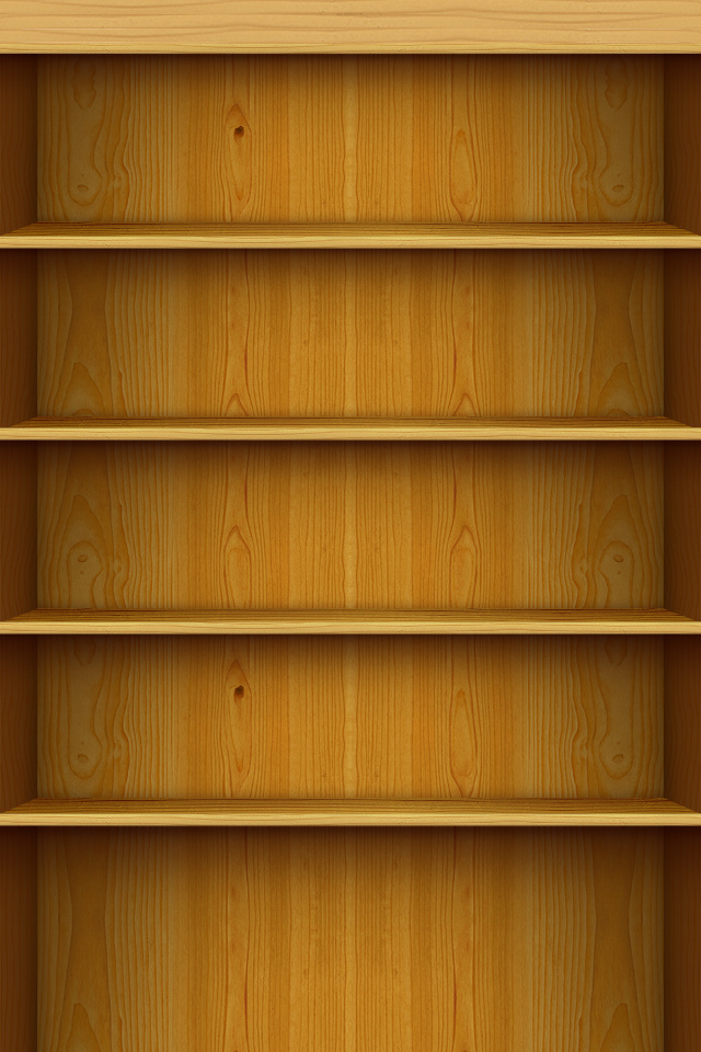 Bookshelf Creative Designs Wallpaper For iPhone