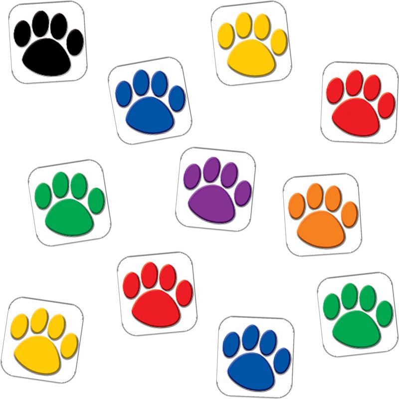Colorful Paw Prints Home