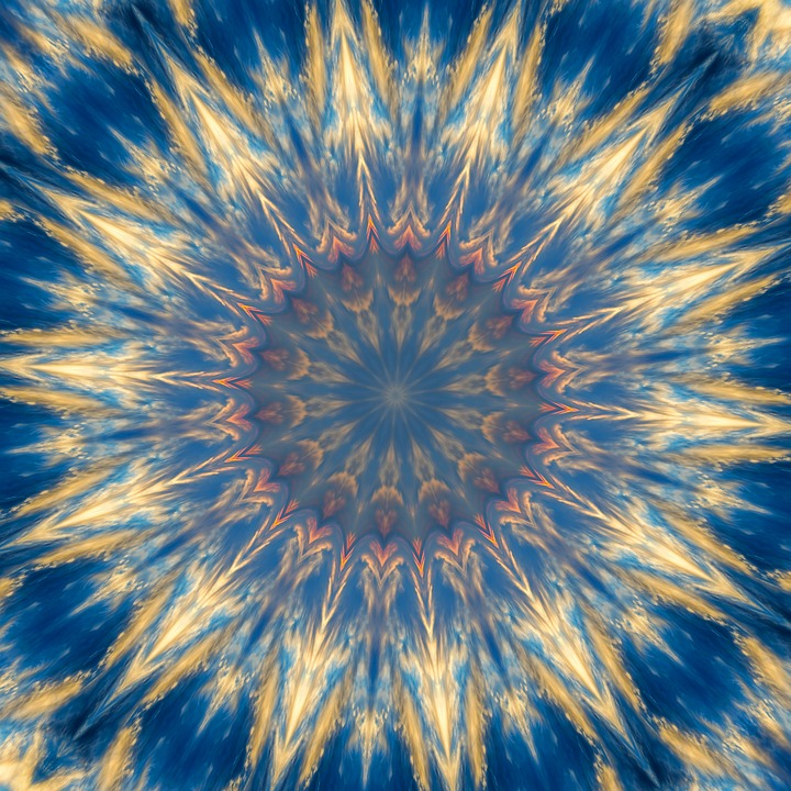 Kaleidoscope Image On