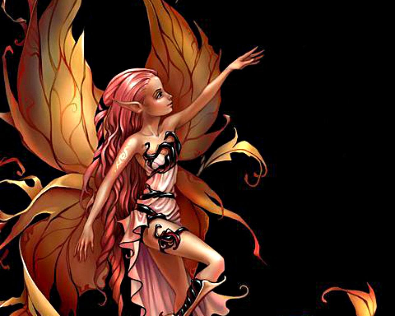 Autumn Fairy High Quality And Resolution Wallpaper On