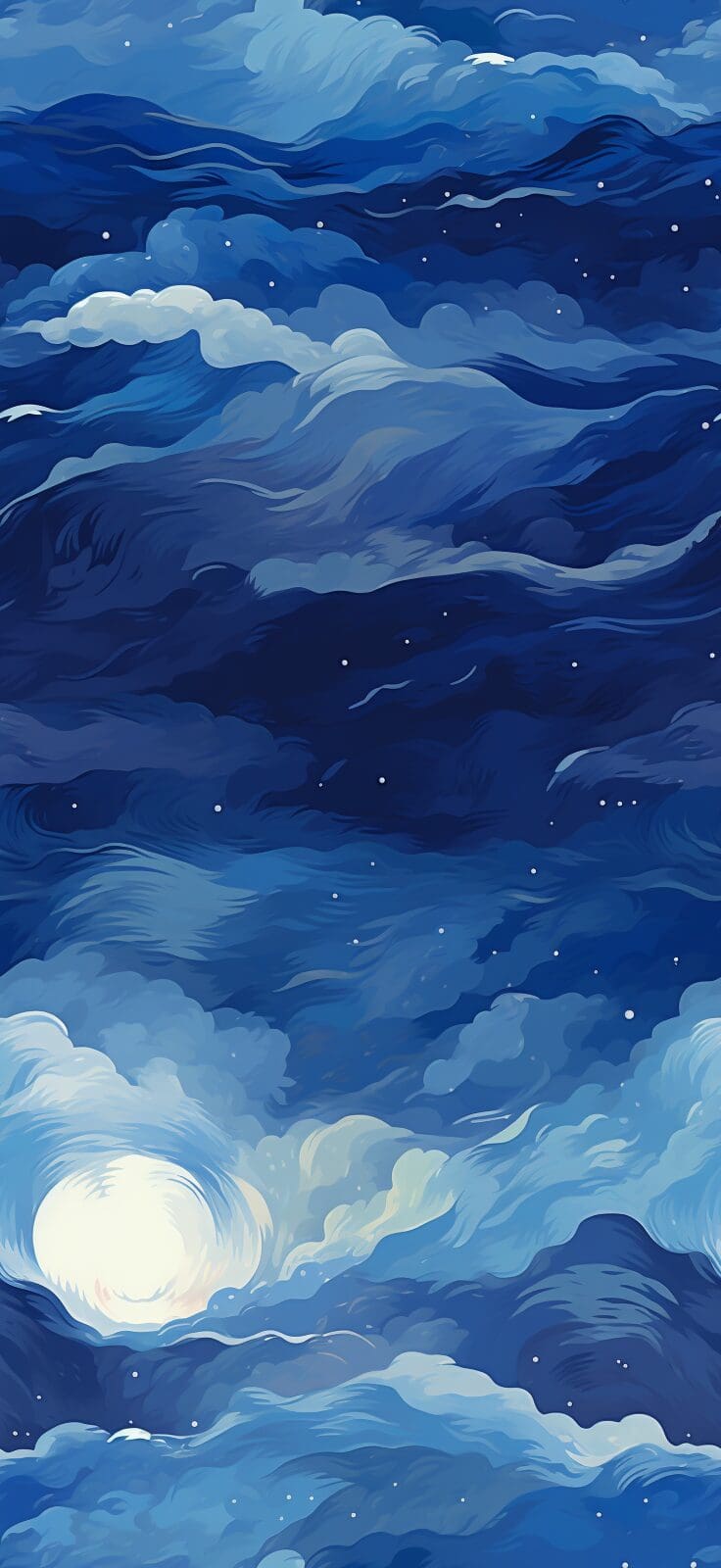 Blue Art Wallpaper