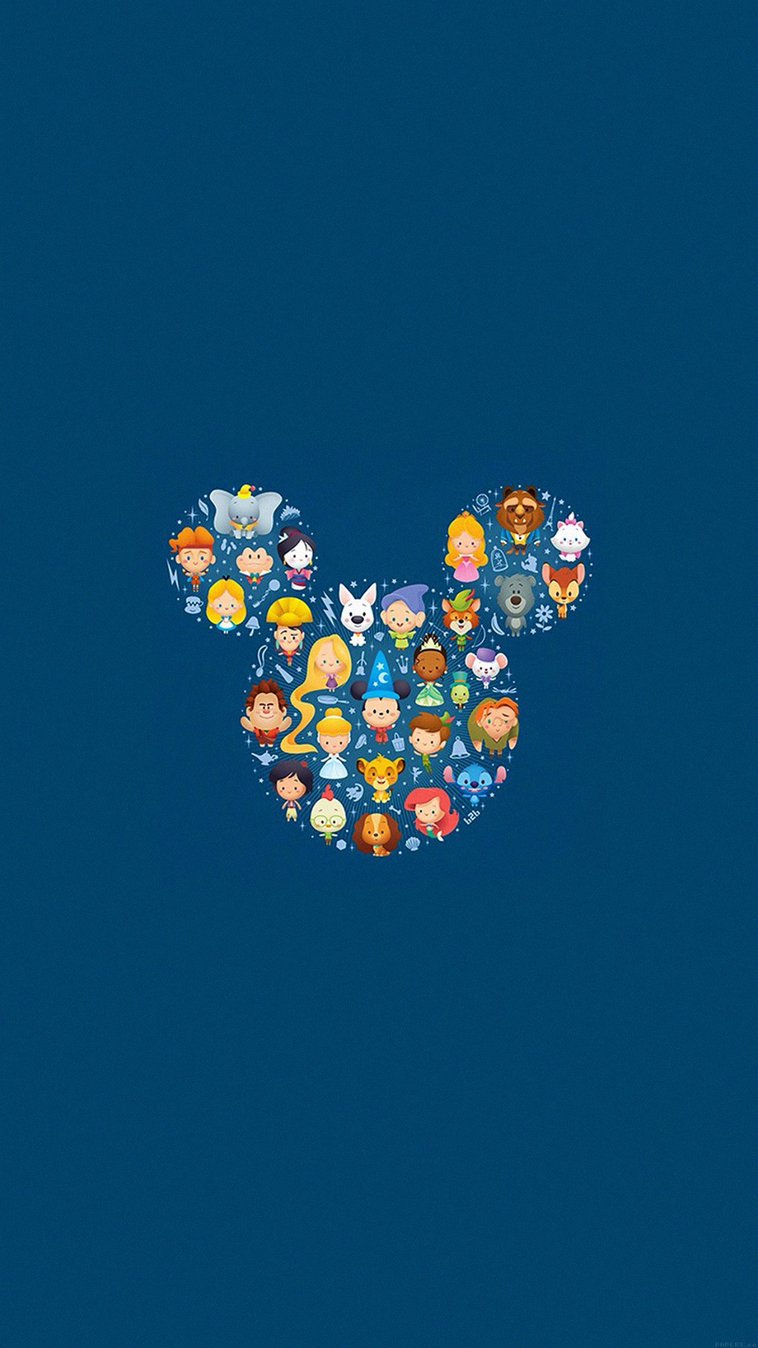 Disney Art Character Cute Illust Iphone 6s Plus Wallpaper And