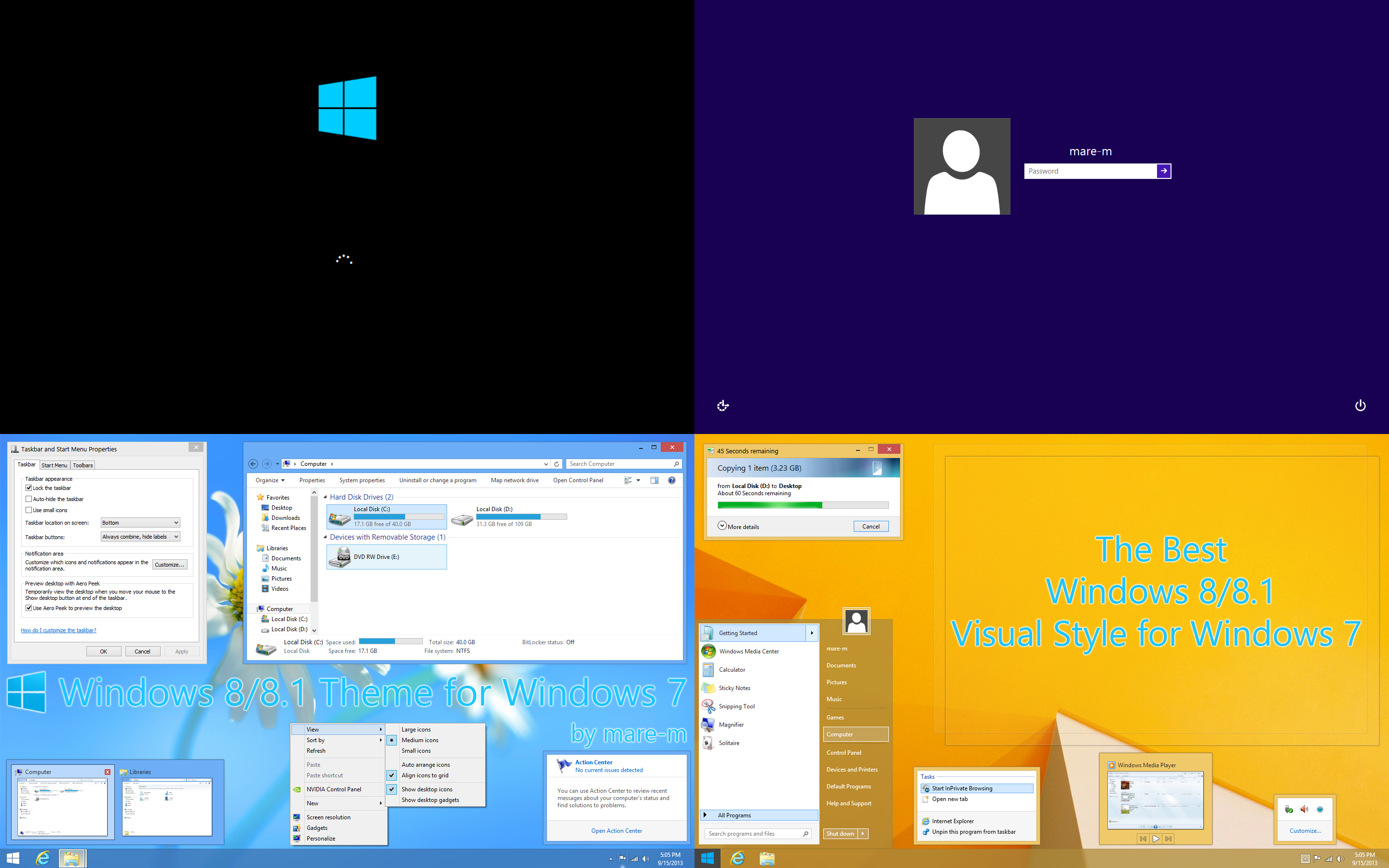 Windows Theme For By Mare M