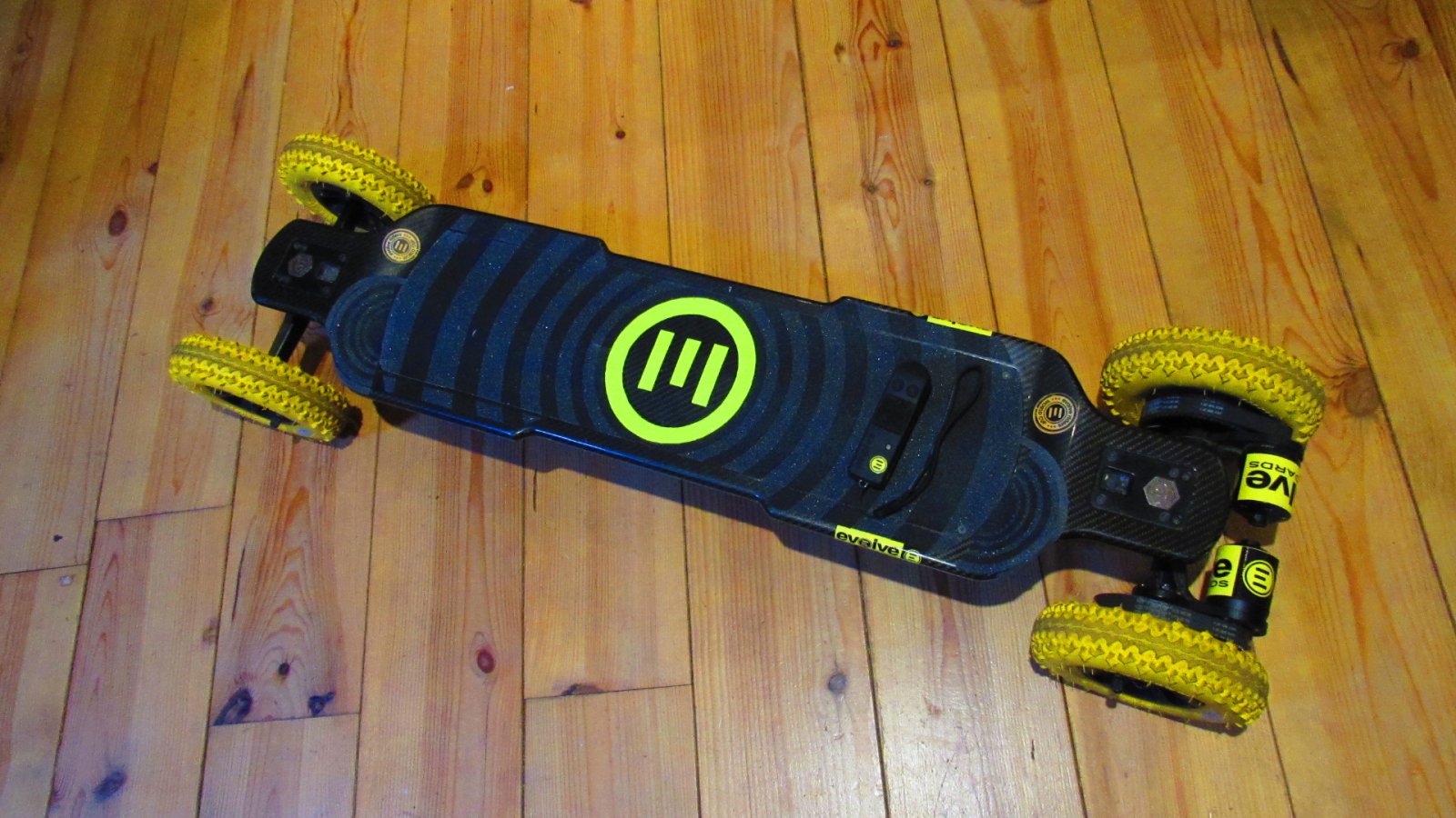 Pimp My Board Carbon Gt Yellow Racer Electric Skateboard