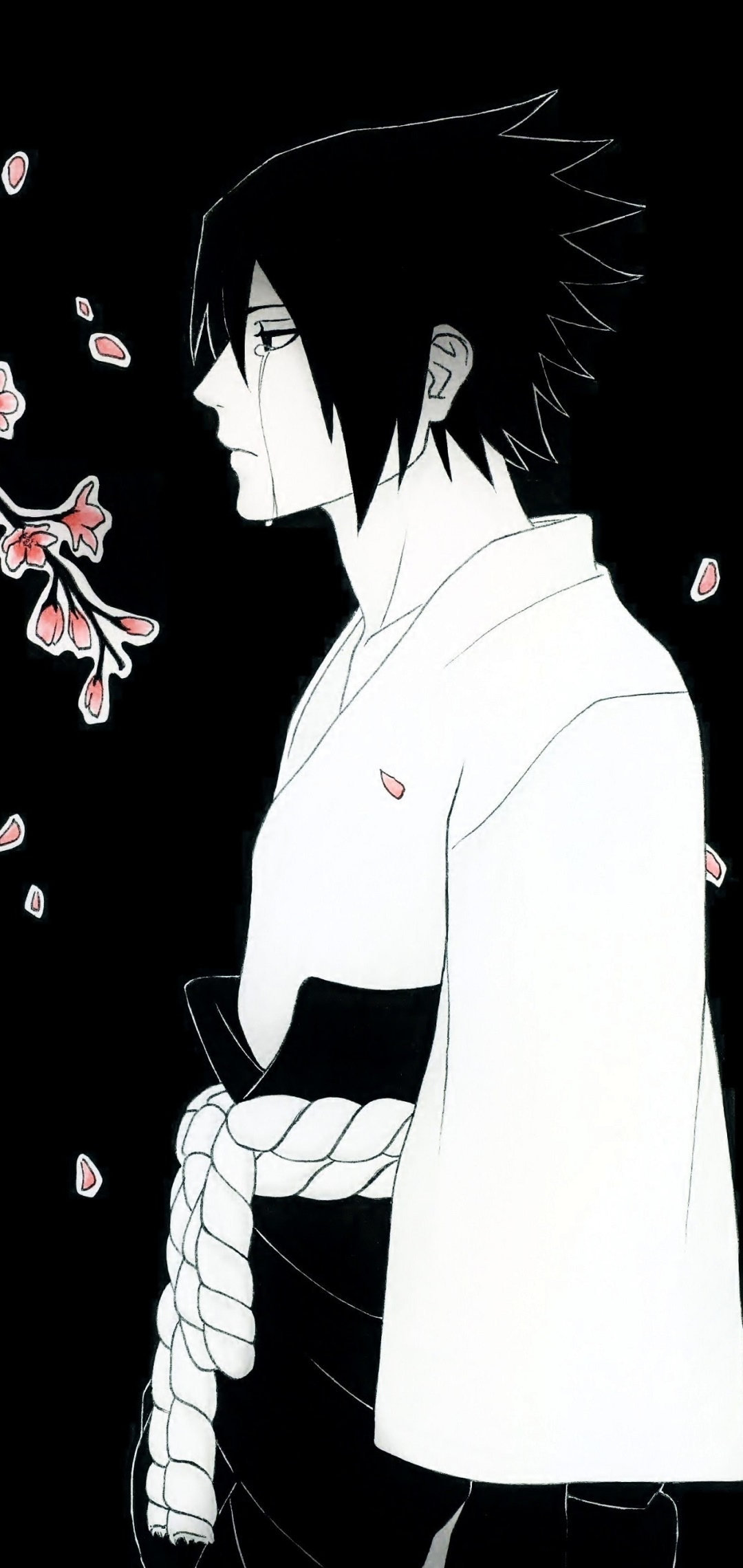 Anime Naruto Sasuke Uchiha Phone HD Wallpaper