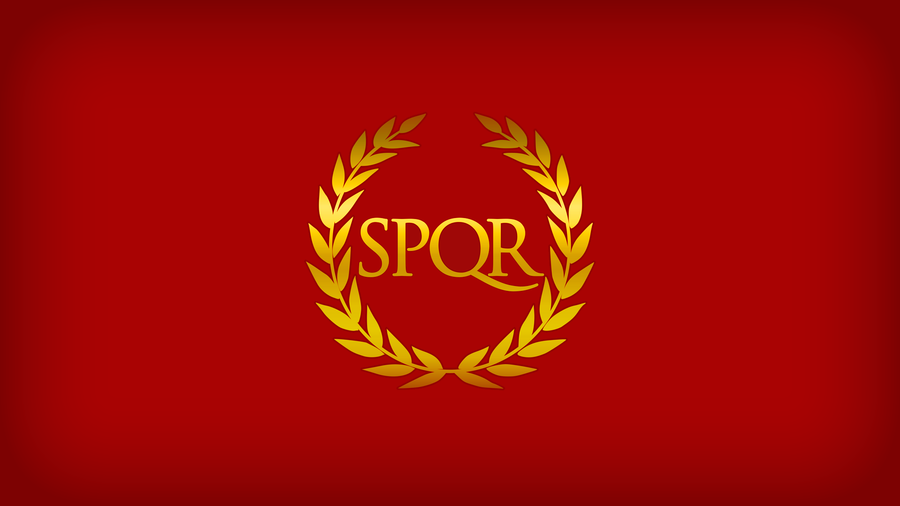 Roman Flag Wallpaper Empire By Xumarov