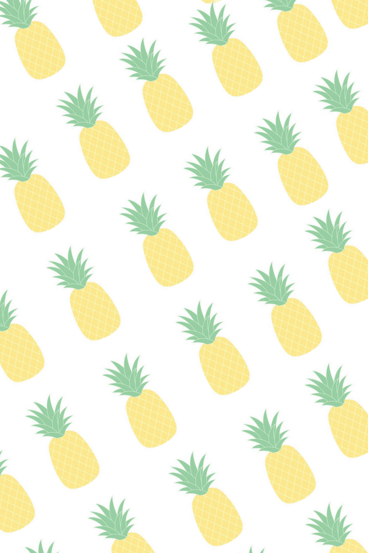 Pineapple Instagram story template and iPhone background