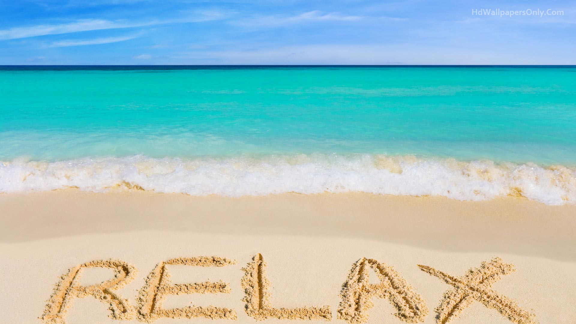 Relaxing Summer Beach Scene