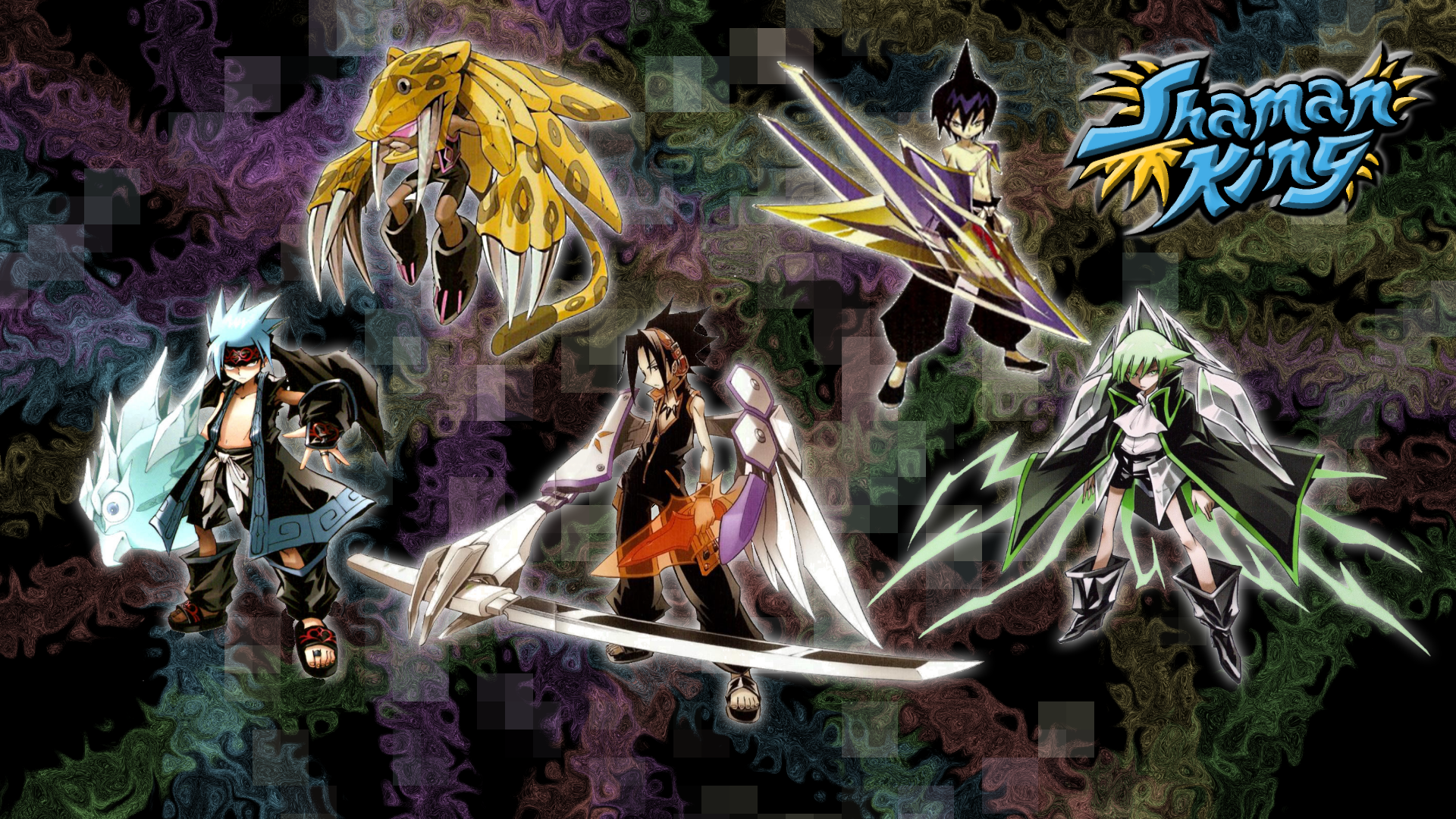 Shaman King Elemental Warriors Wallpaper By Rubypearl31 On