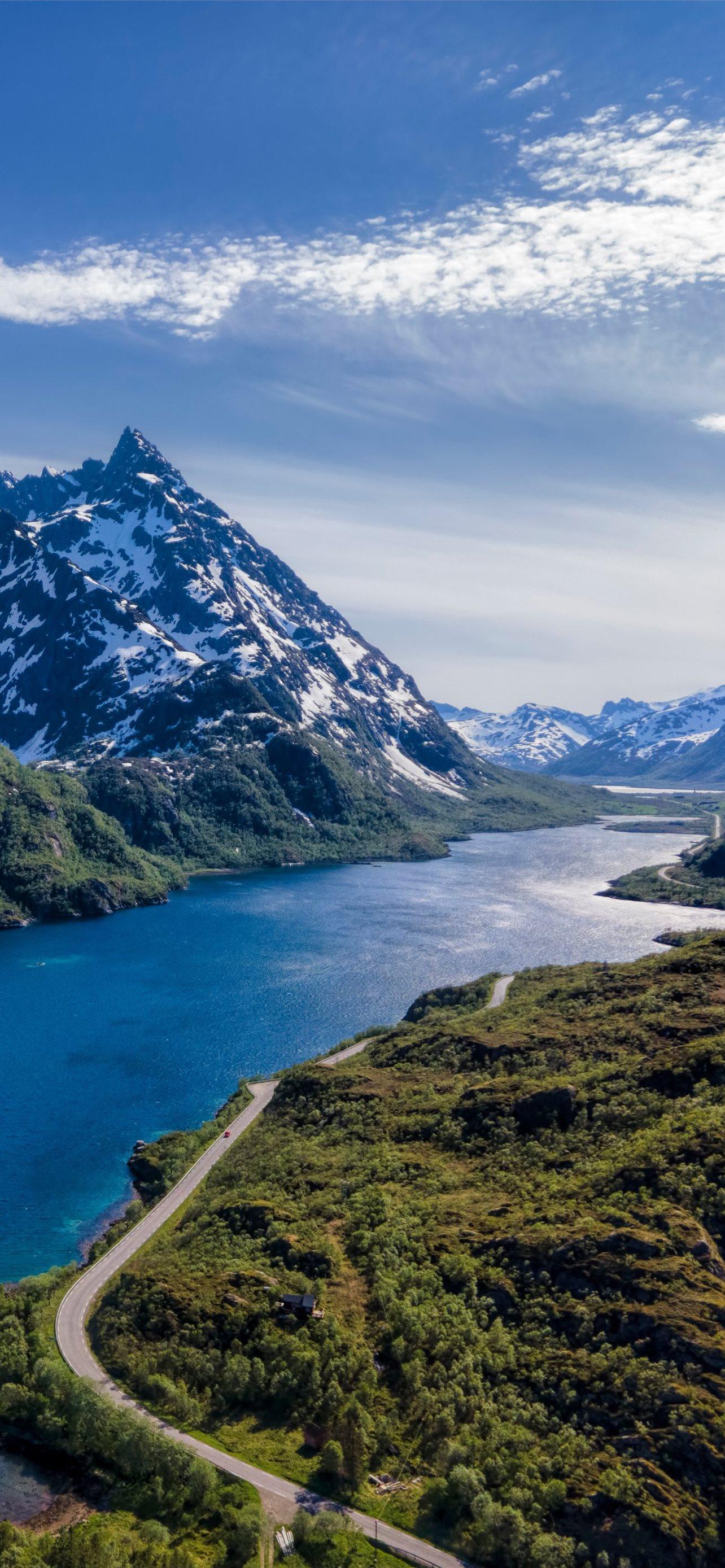 Mountains In Lofoten Norway 4k Ultra HD Id iPhone Wallpaper
