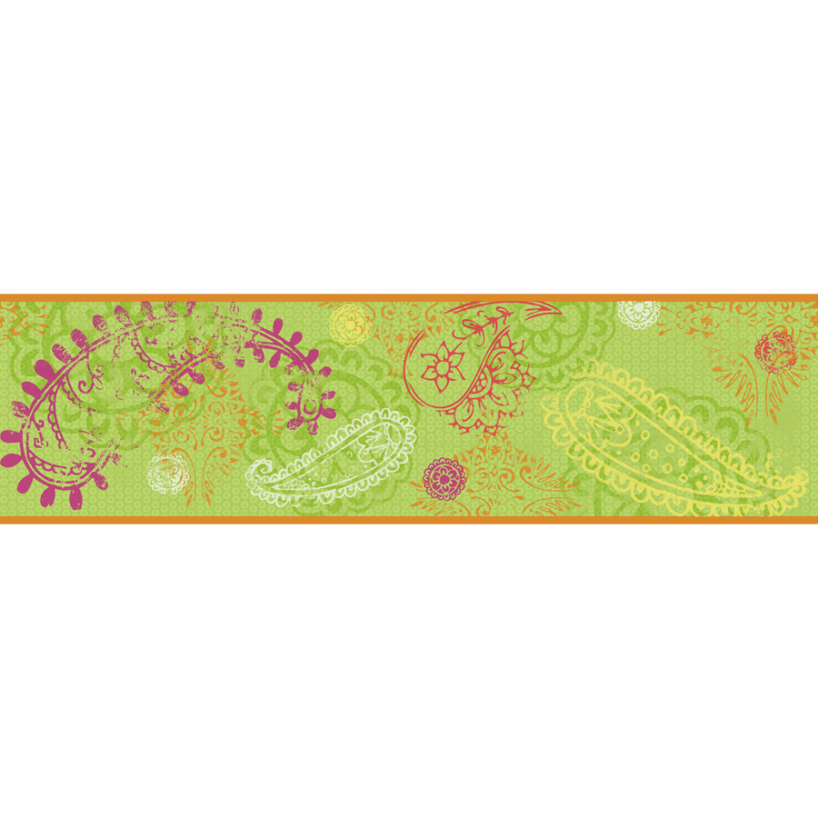 Free download Wallcoverings 675 in Lime Prepasted Wallpaper Border at [900x900] for