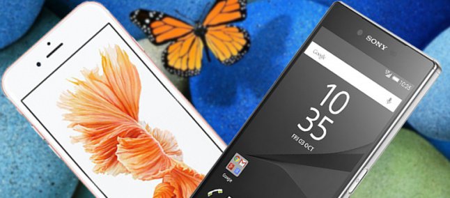 Xperia Z5 Premium Vs iPhone 6s Plus Upscale Para 4k Da Sony Vale A