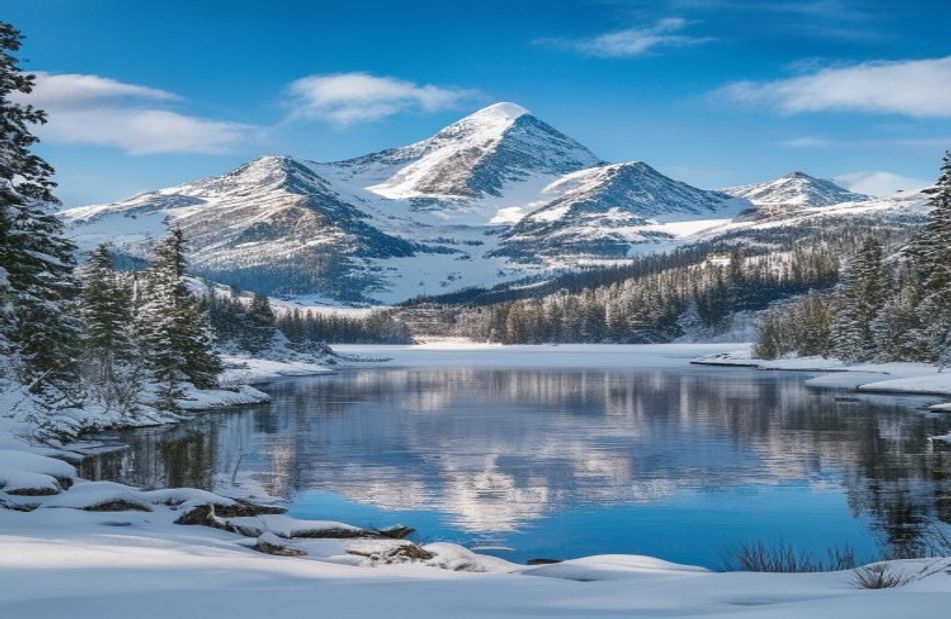 Winter Mountain Wallpaper