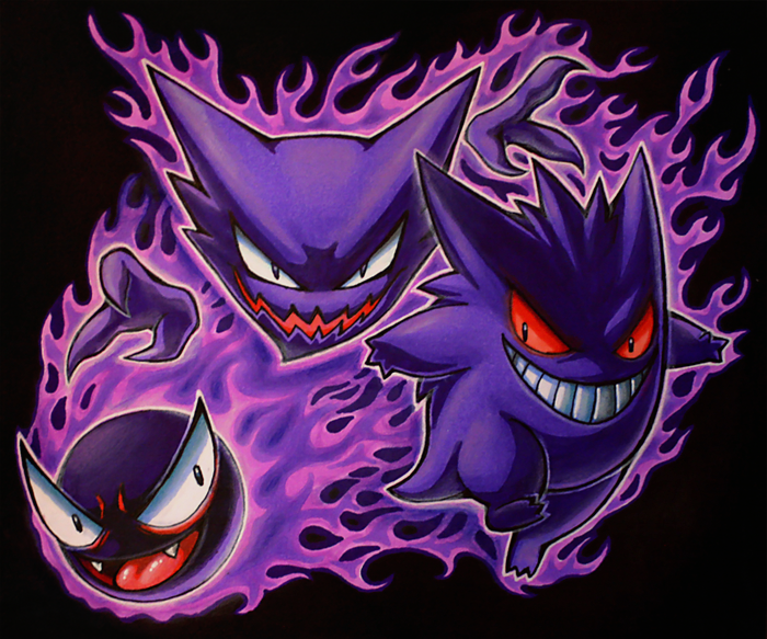 Free Download Gastly Haunter Gengar By Kawiku On 700x583 For Your 