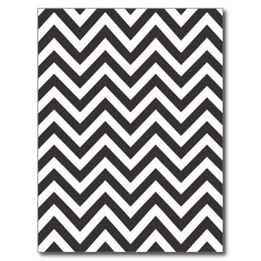 Zig Zag Striped Pattern Template Background Post Cards