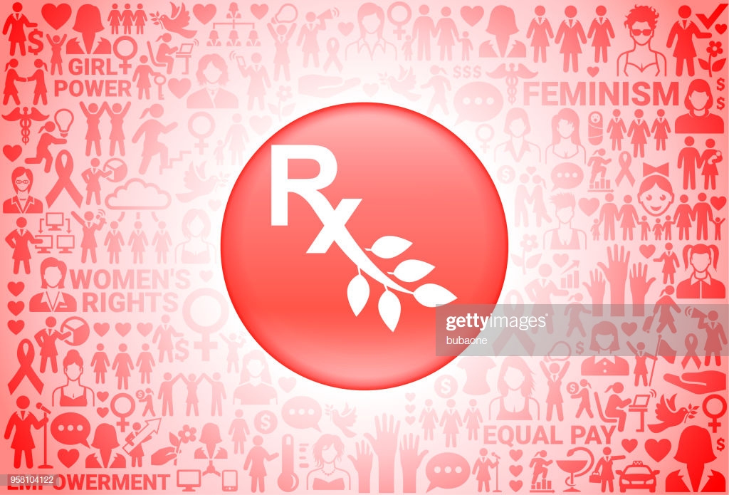 Rx Green Girl Power Womens Rights Background High Res Vector