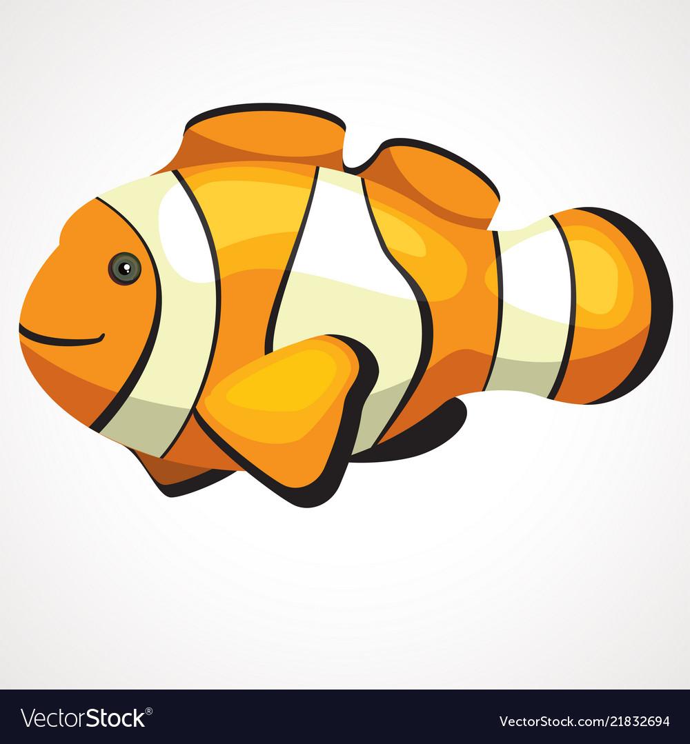 🔥 Free download Cute aquarium clown fish cartoon drawing Vector Image ...