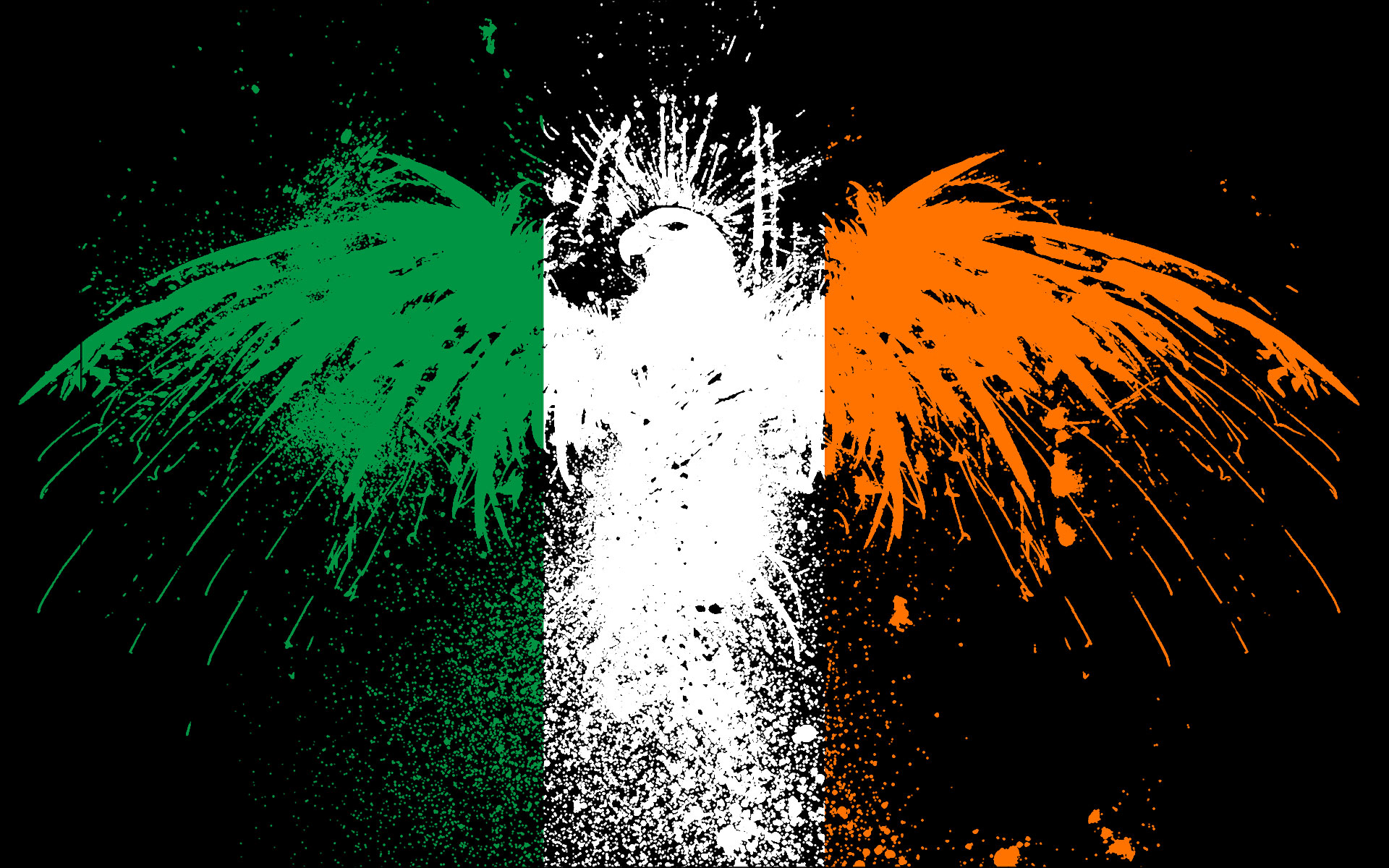 Ireland Flags Wallpaper Background