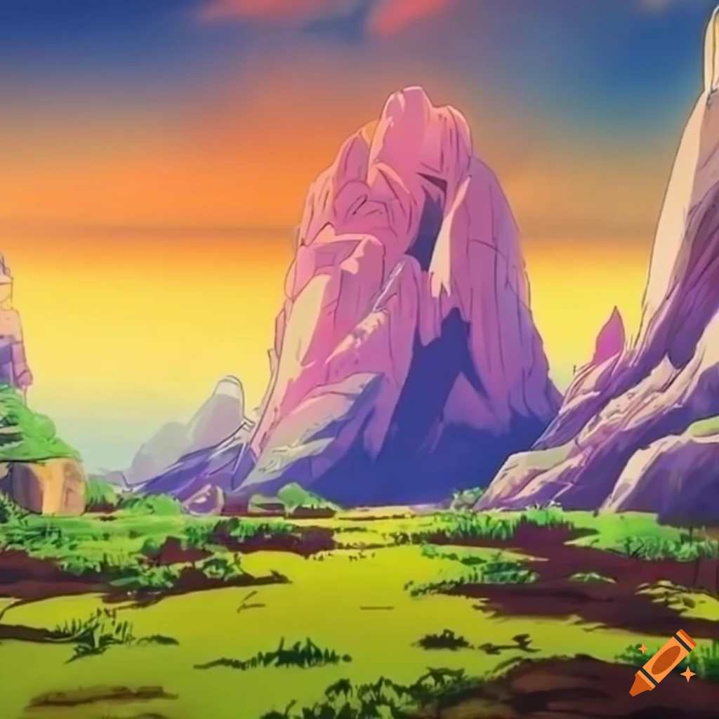 Dragon Ball Themed Landscape Wallpaper