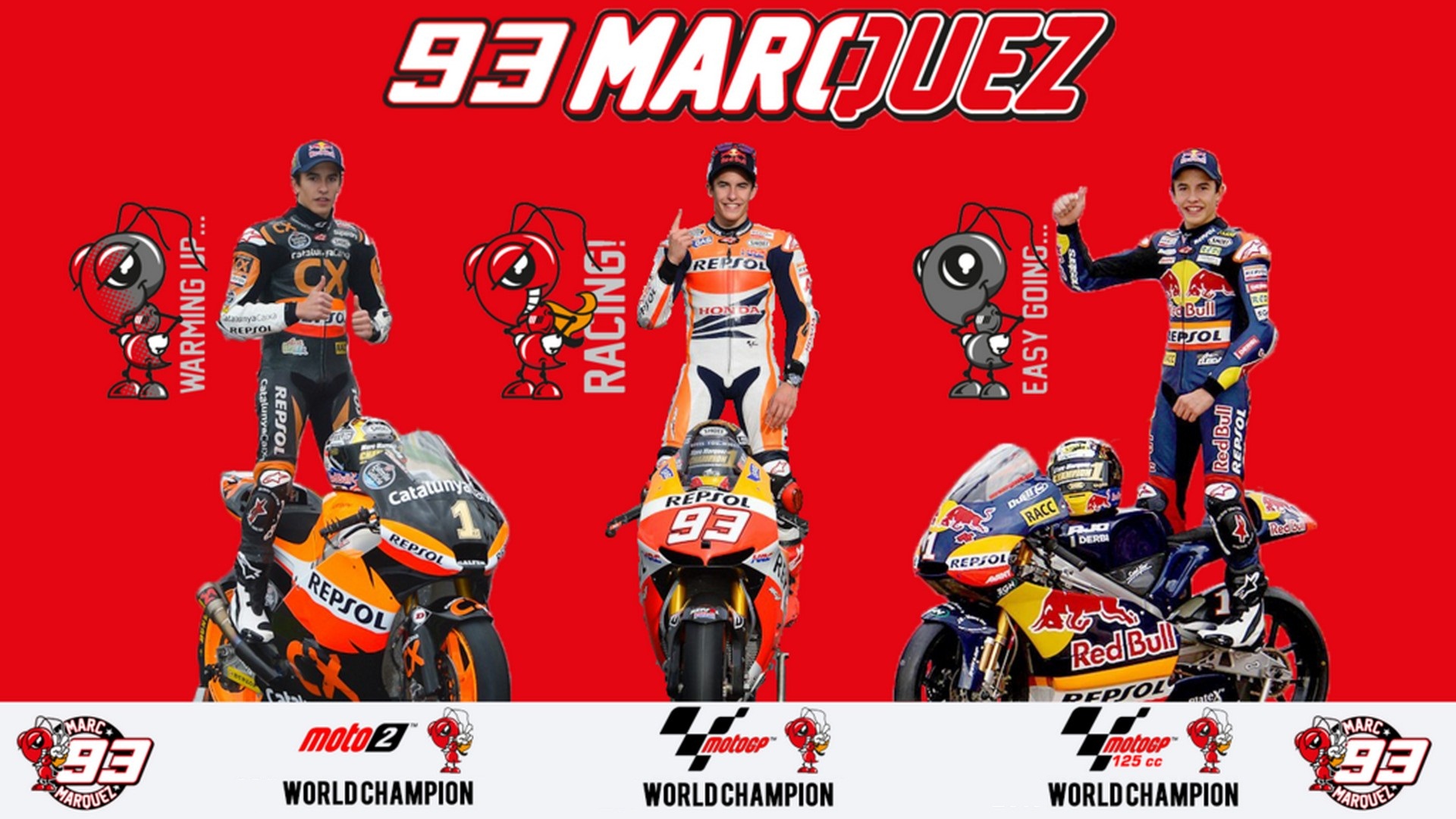 Marc Marquez World Champions Wallpaper HD