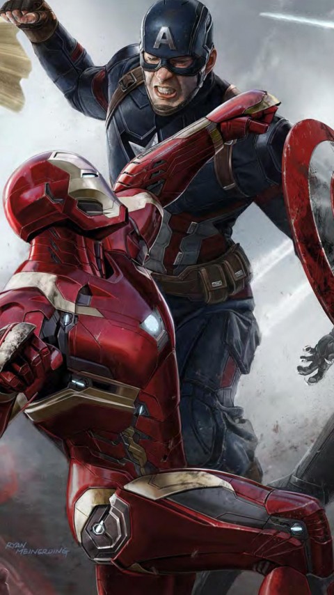 Captain America Civil War Concept Art Wallpaper Style