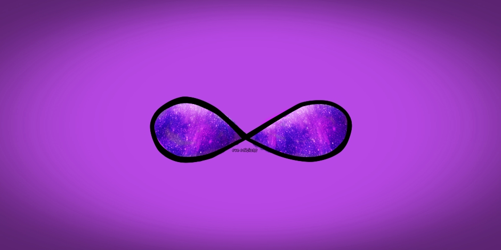 Galaxy infinity wallpaper by eveEdtions 1000x500