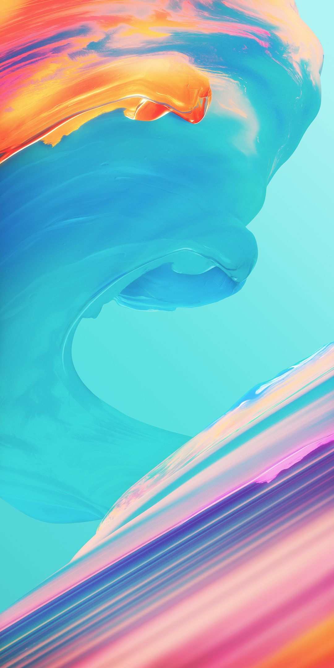 Picture Of Colorful Waves In Abstract For Xiaomi Redmi Plus