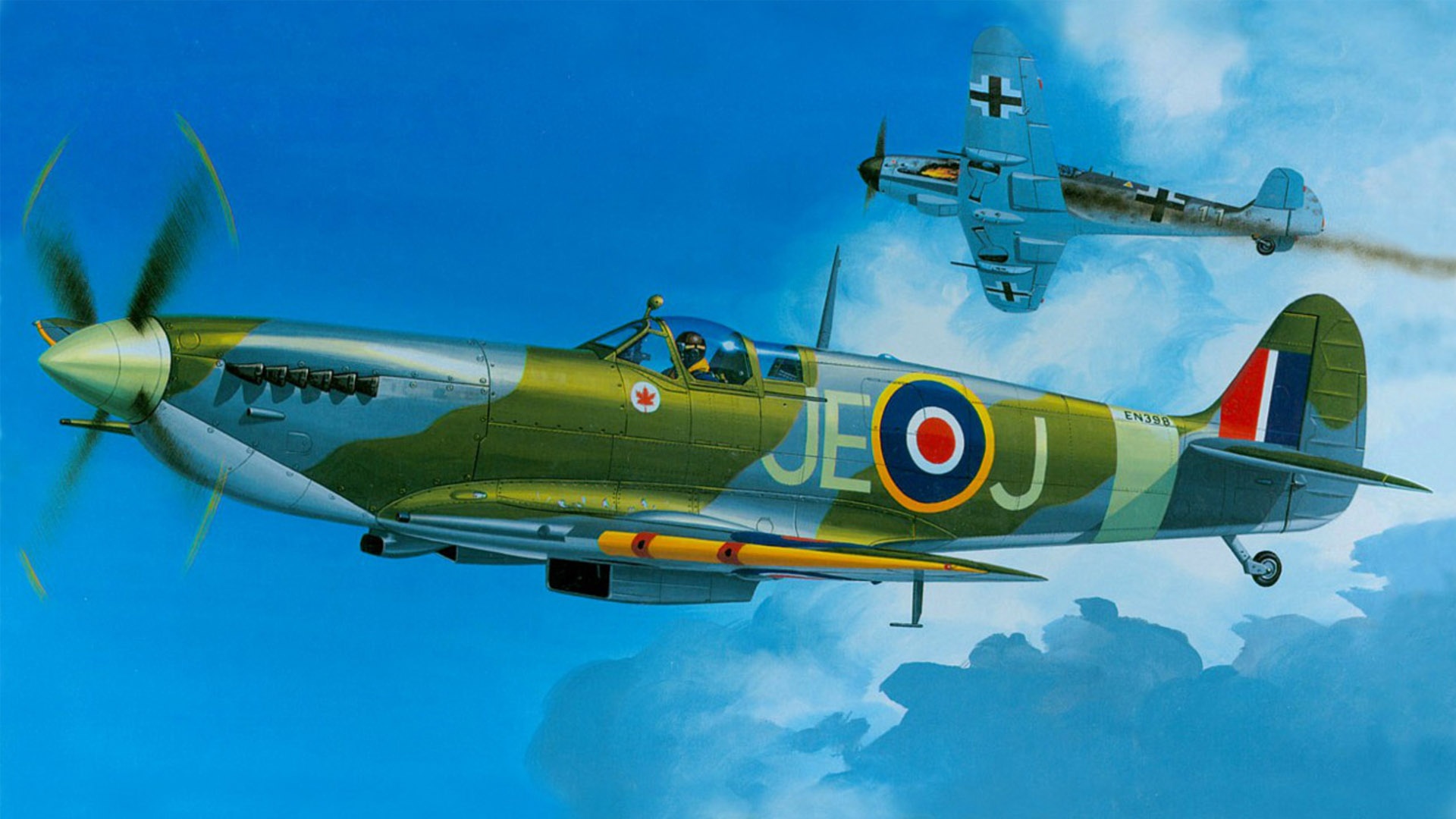 Military Supermarine Spitfire Wallpaper