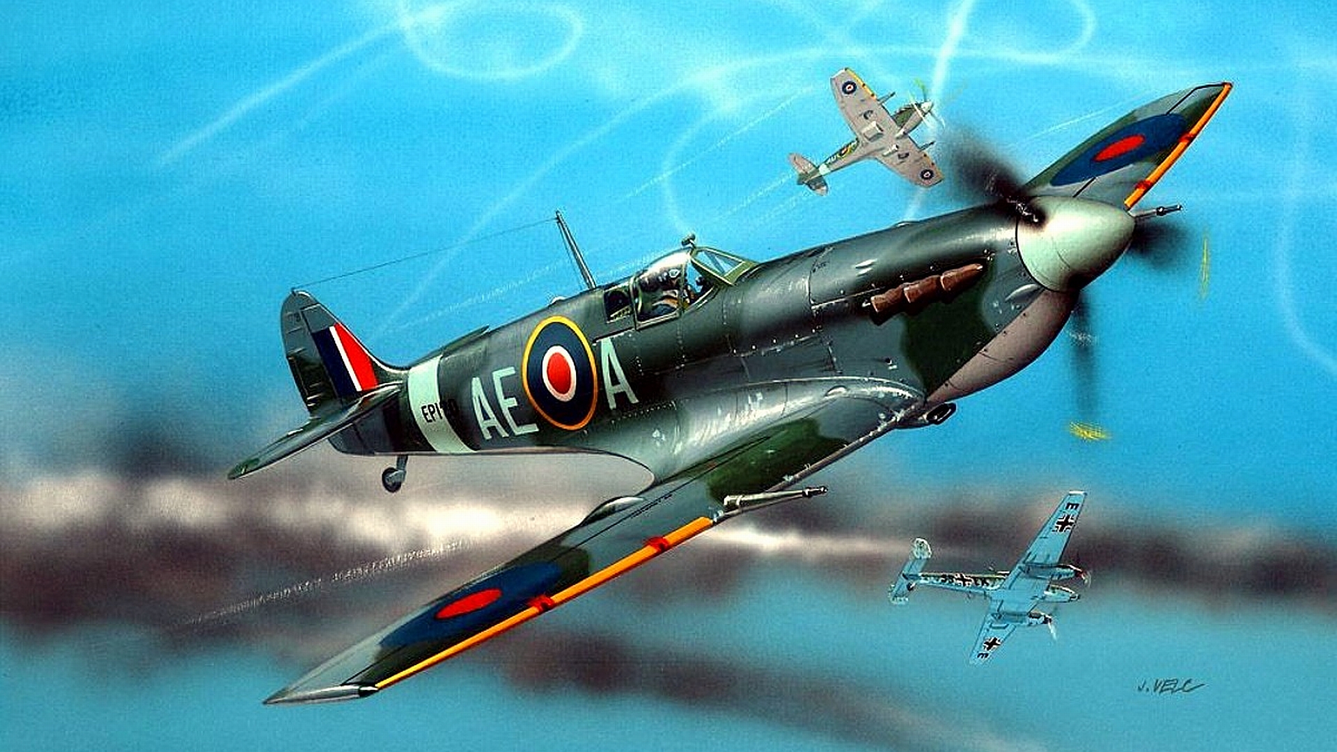 Supermarine Spitfire HD Wallpaper Background Image