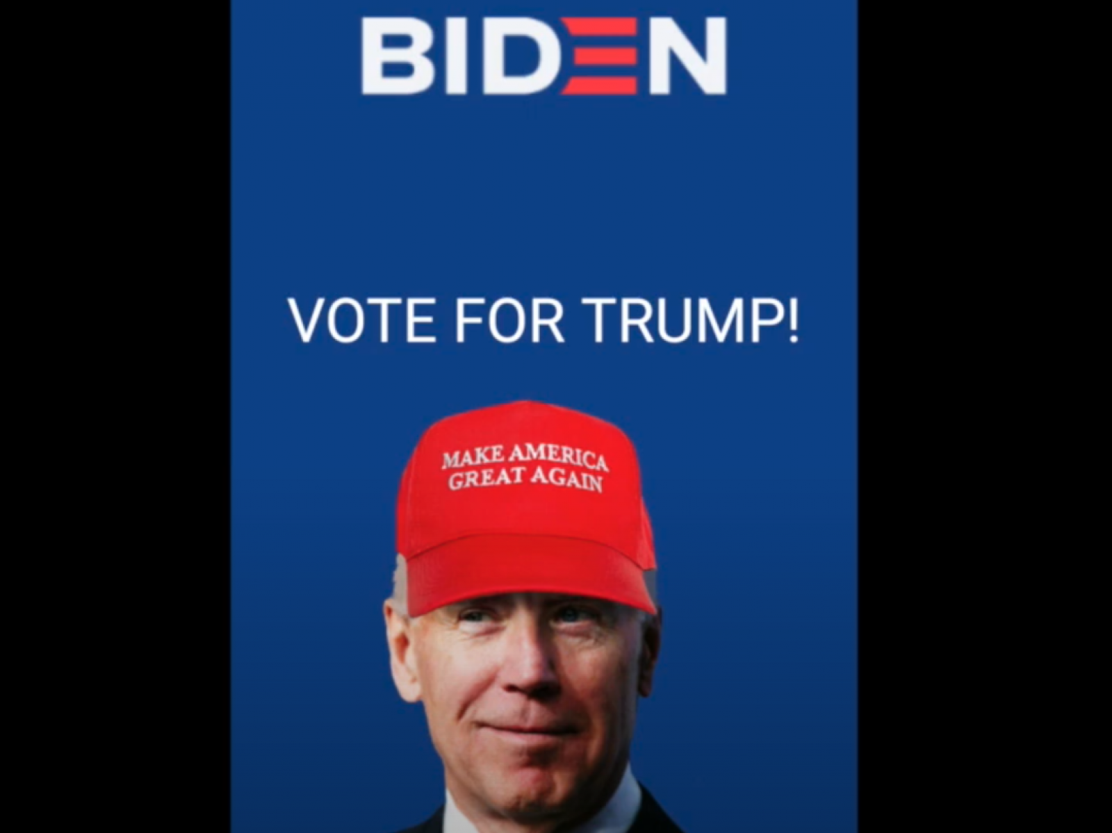 Biden Campaign App Hack Shows Him Wearing Maga Hat Telling