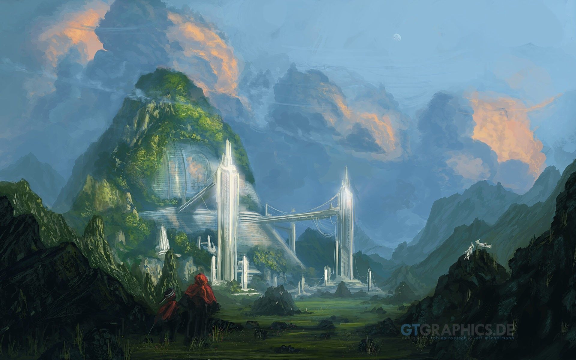 Sci Fi Landscape Wallpaper