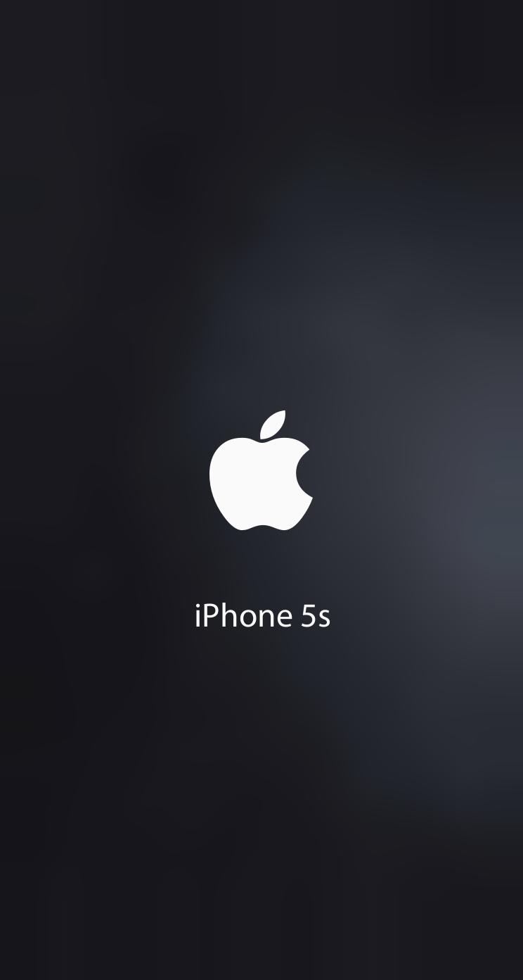 iPhone Wallpaper 5s Apple Logo Black