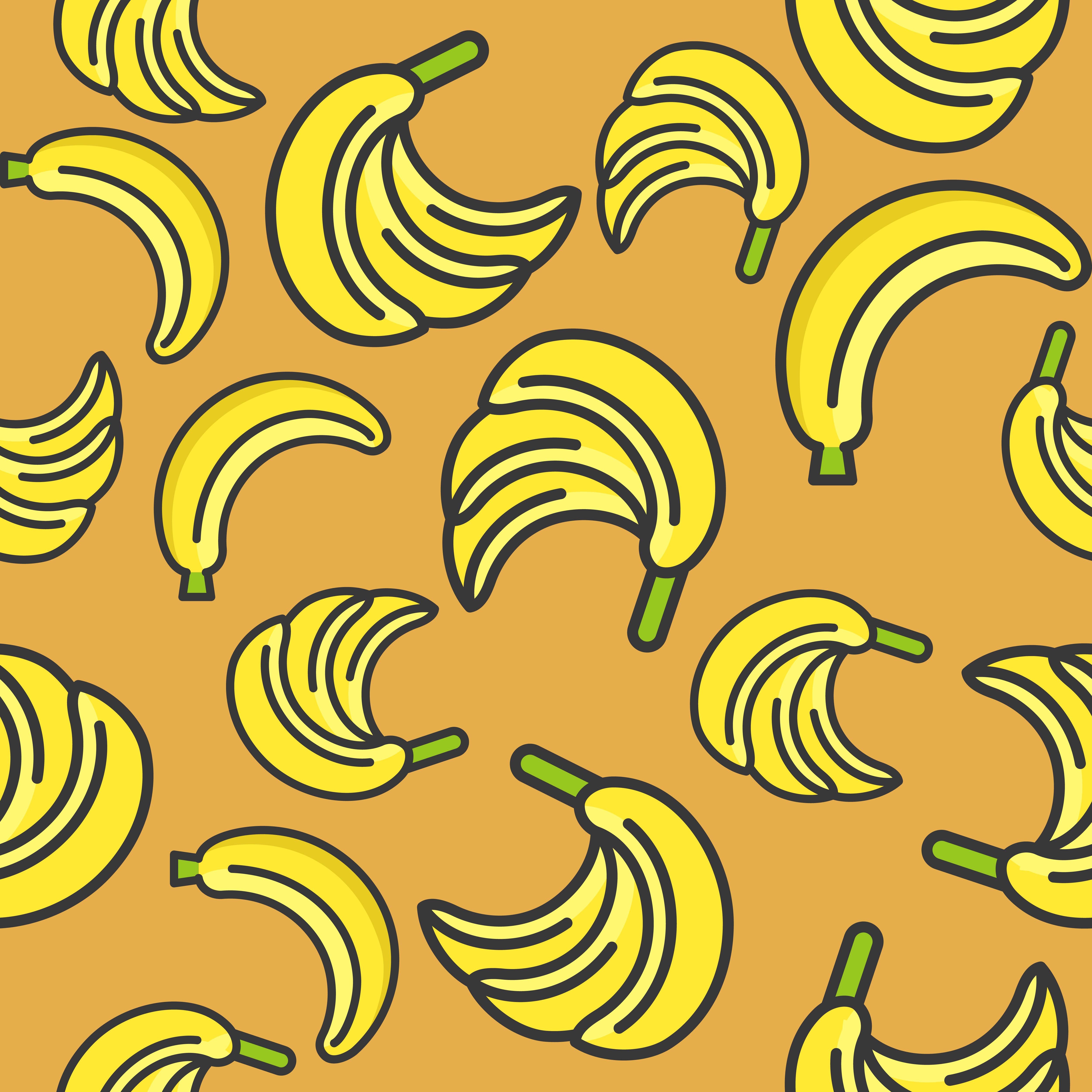 Banana seamless pattern for wallpaper or wrapping paper 464904