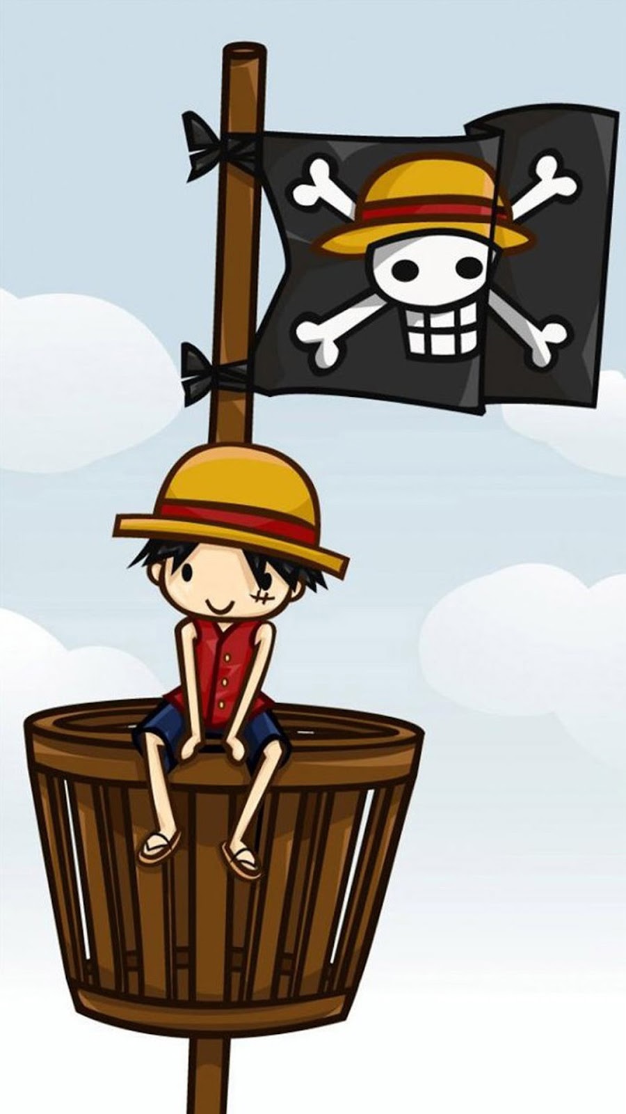 One Piece Luffy Iphone Plus Wallpaper