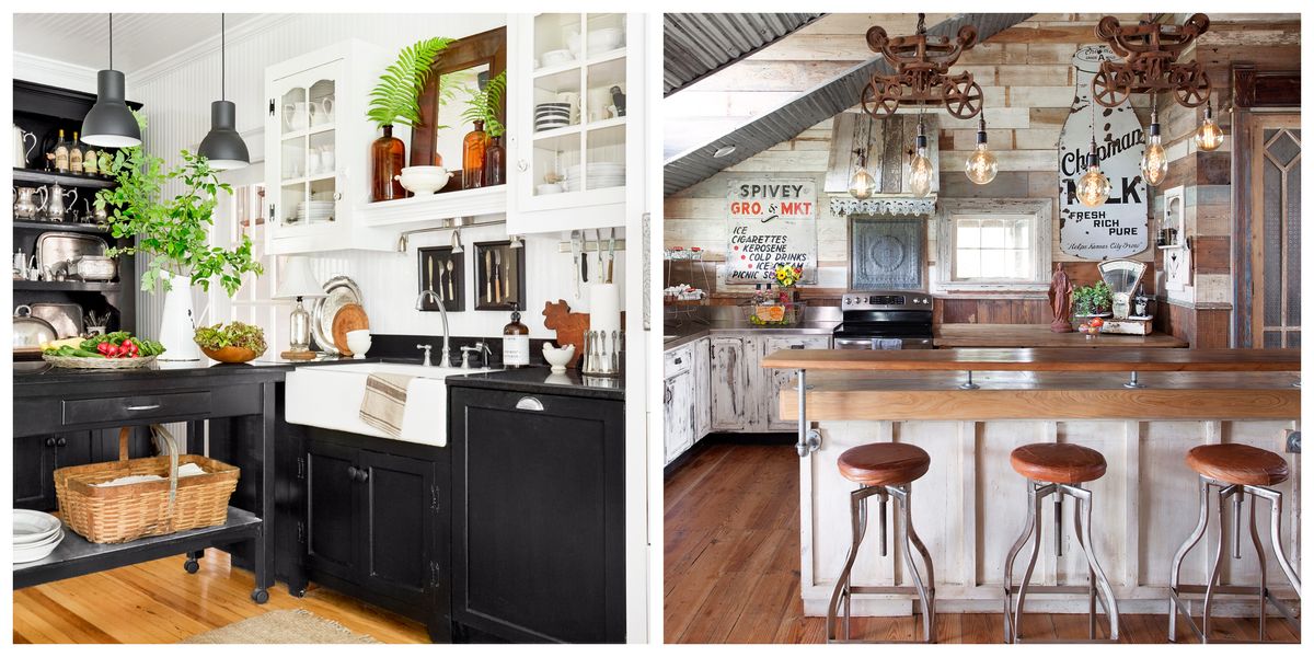 Free download 34 Farmhouse Style Kitchens Rustic Decor Ideas for