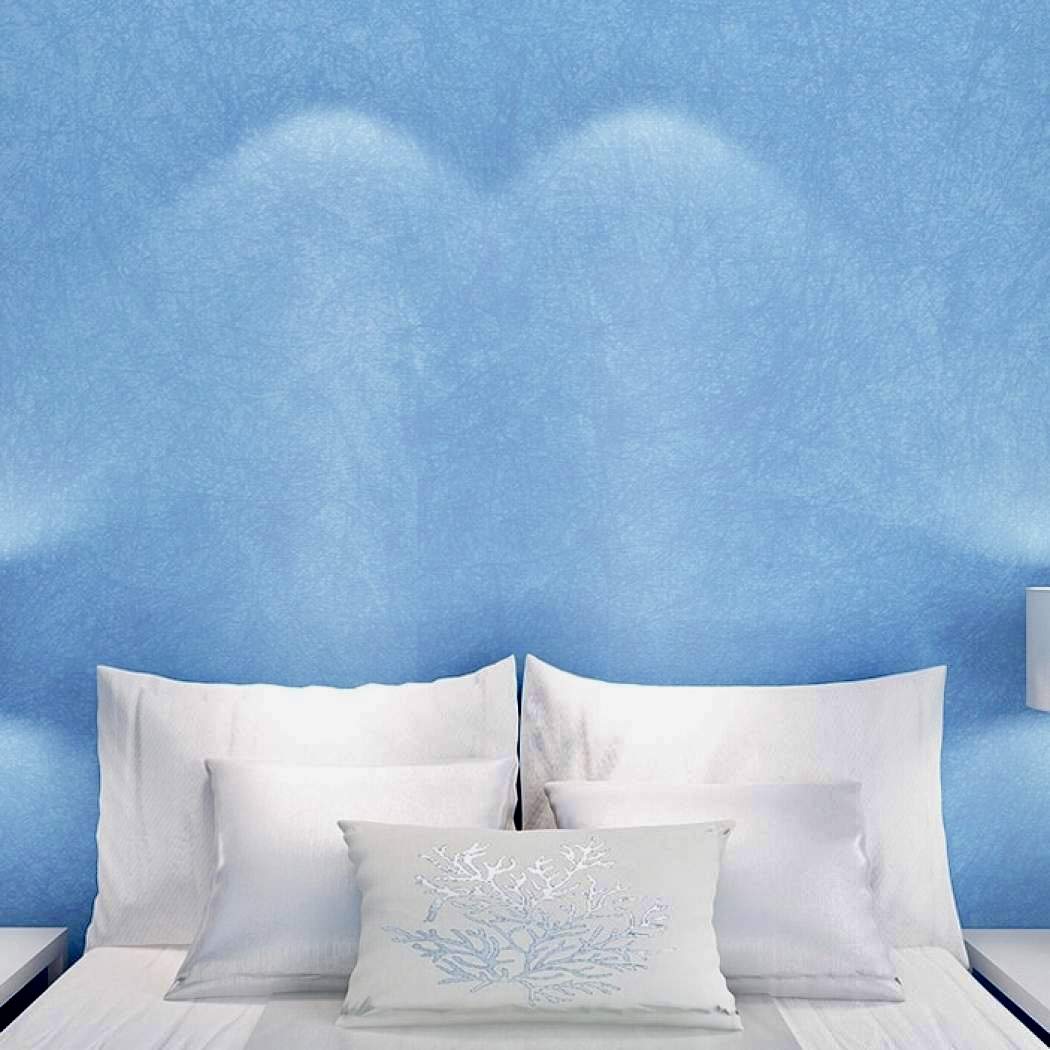Skyblue Colour Non Adhesive Wallpaper Amazon In Home Improvement