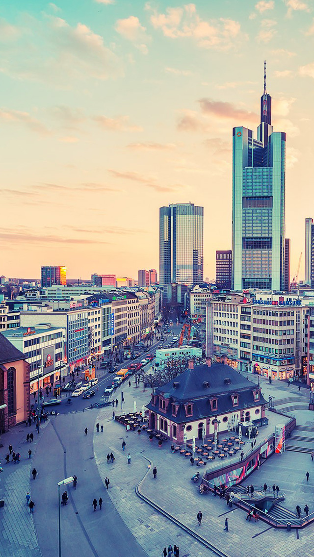 Frankfurt Germany Cities iPhone Se Wallpaper