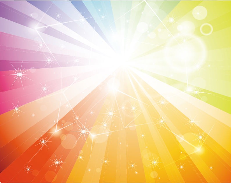Rainbow Galaxy Vector Background Graphics All
