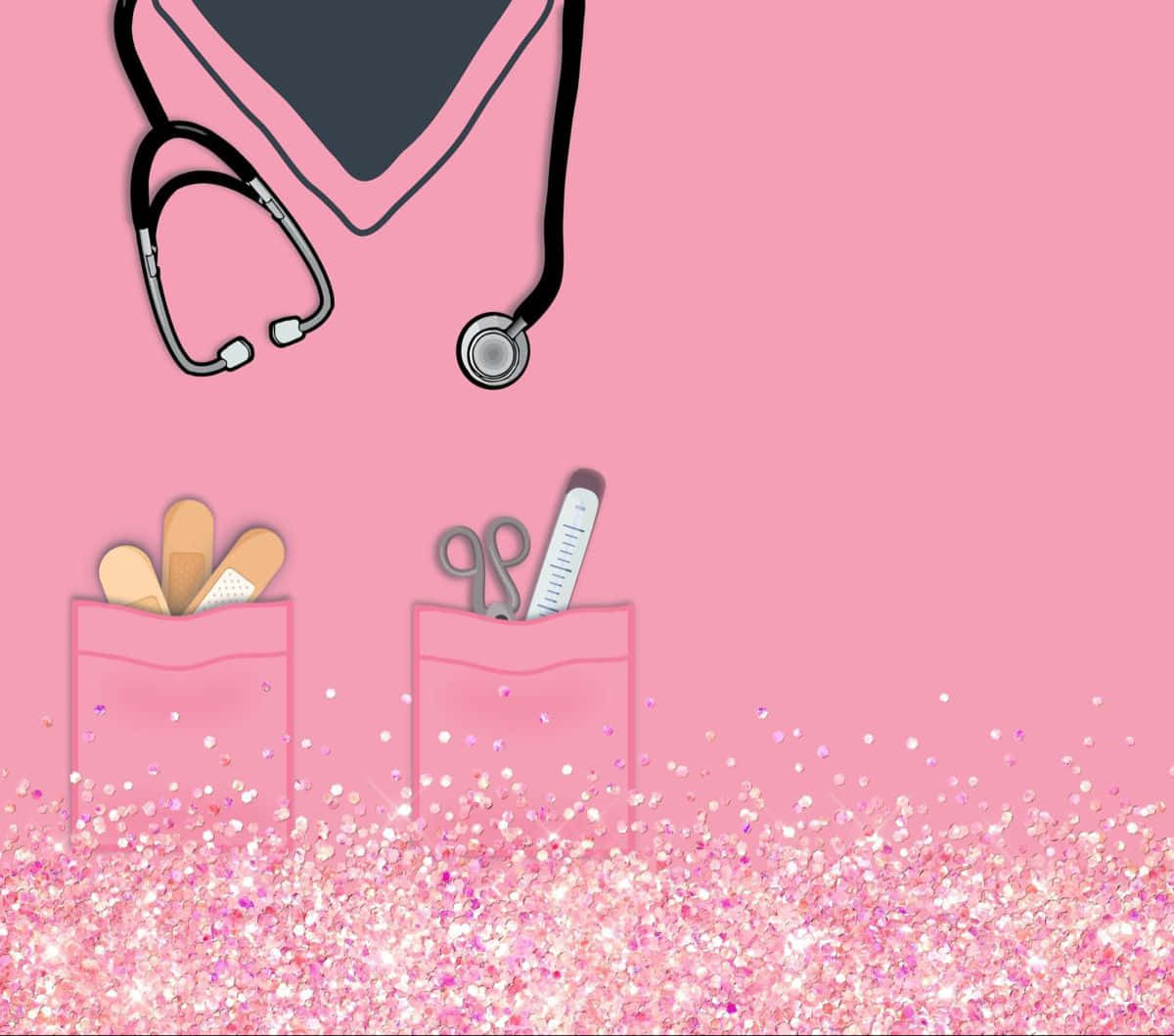 Pink Nurse Aesthetic Wallpaper