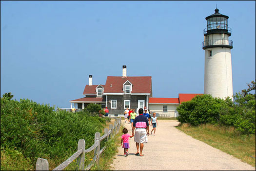 Cape Cod Beach Lighthouse Wallpaper