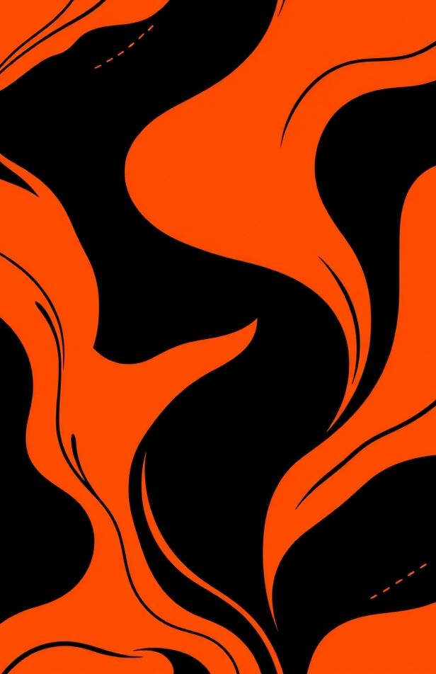 Orange And Black Wallpaper