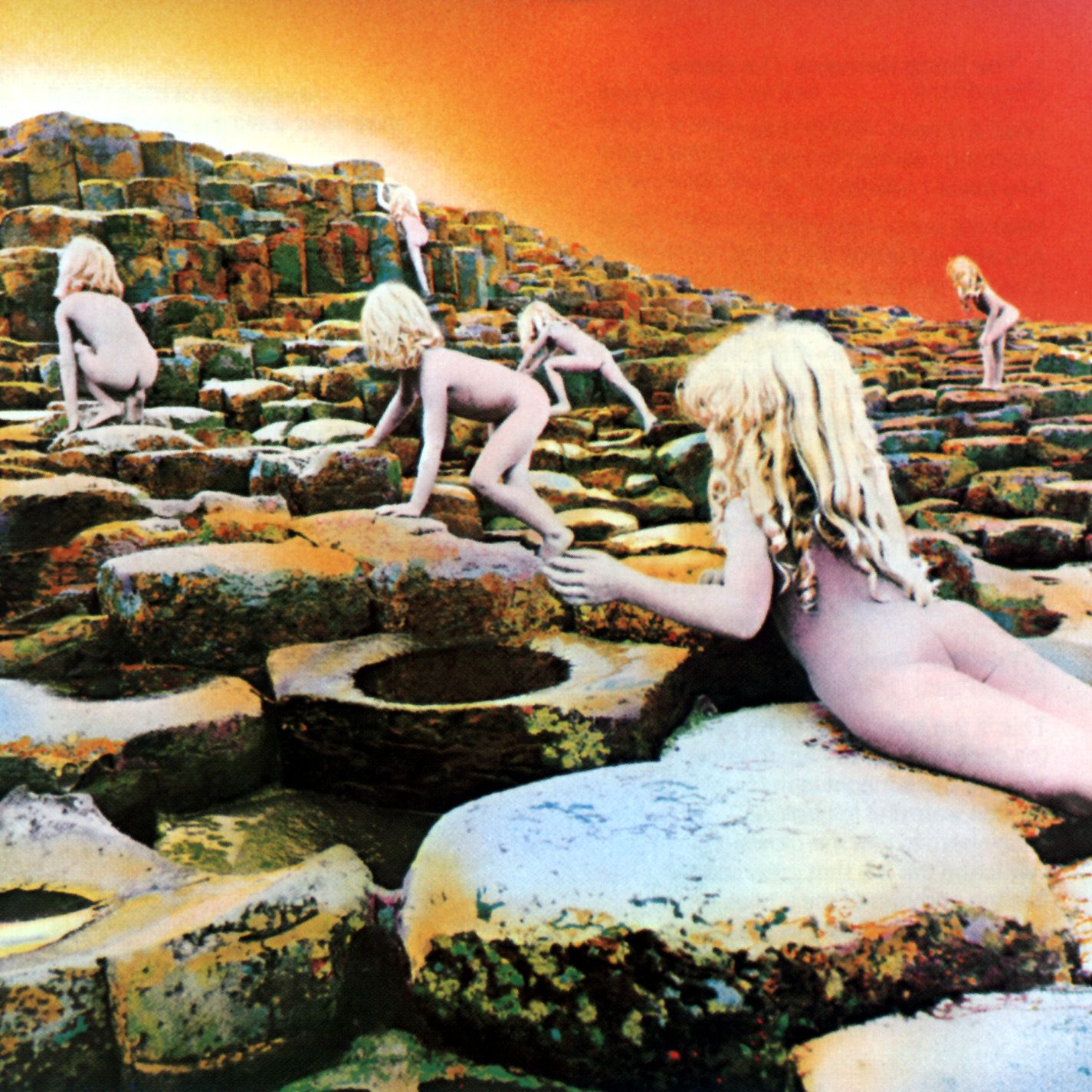 Led Zeppelin Houses Of Holly Album Cover Wallpaper