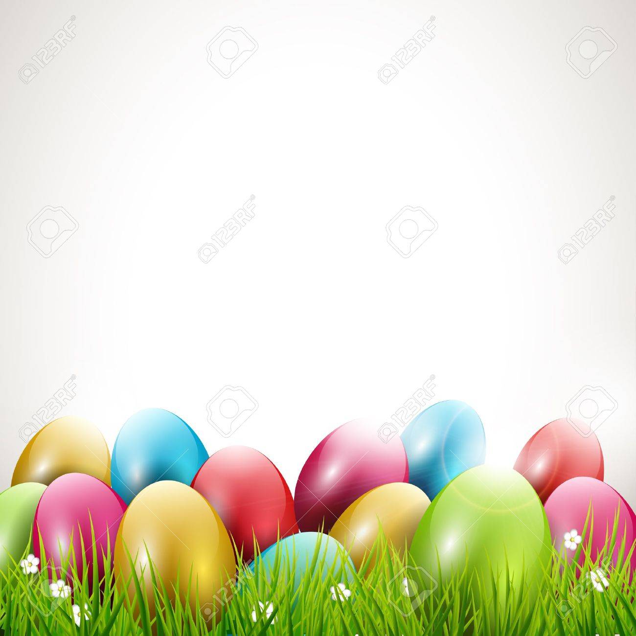 Modern Easter Background With Place For Text Royalty Free Cliparts
