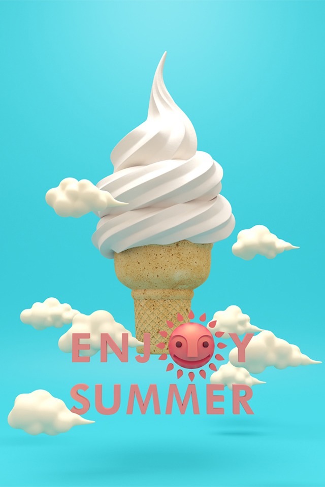 Happy Summer iPhone 4s Wallpaper iPad