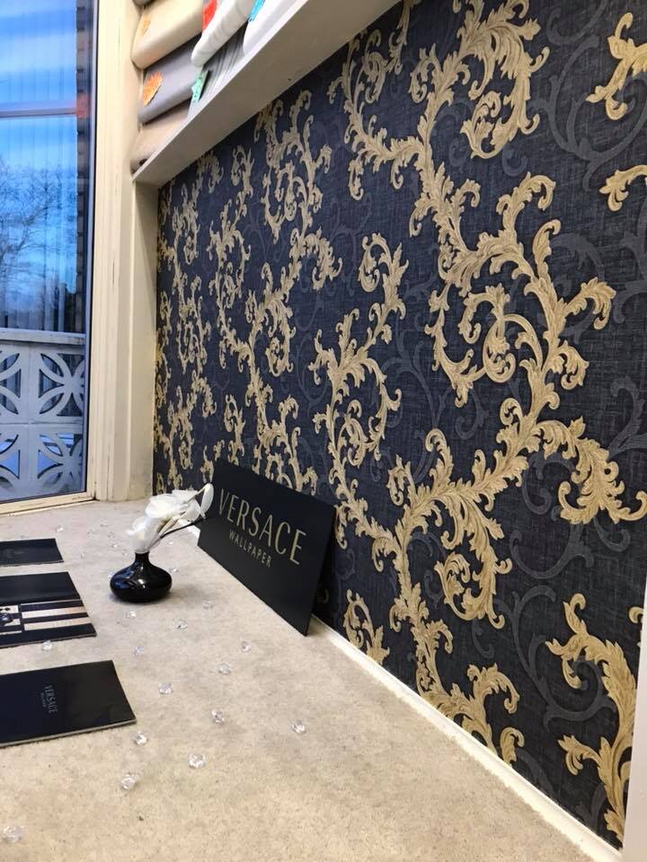 Versace Baroque Roll Wallpaper Luxury Designer