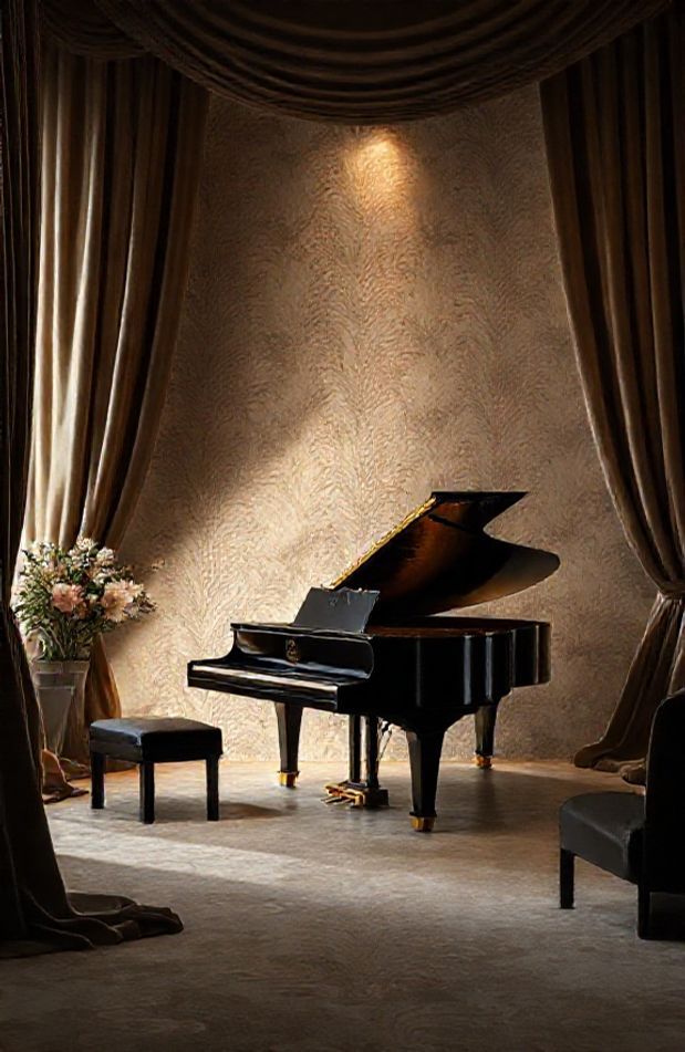 Grand Piano Wallpaper