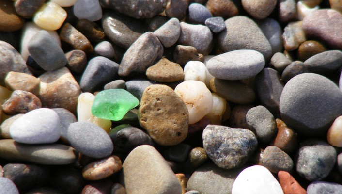 Beach Glass Nature Pebbles Stones Wallpaper Allwallpaper In