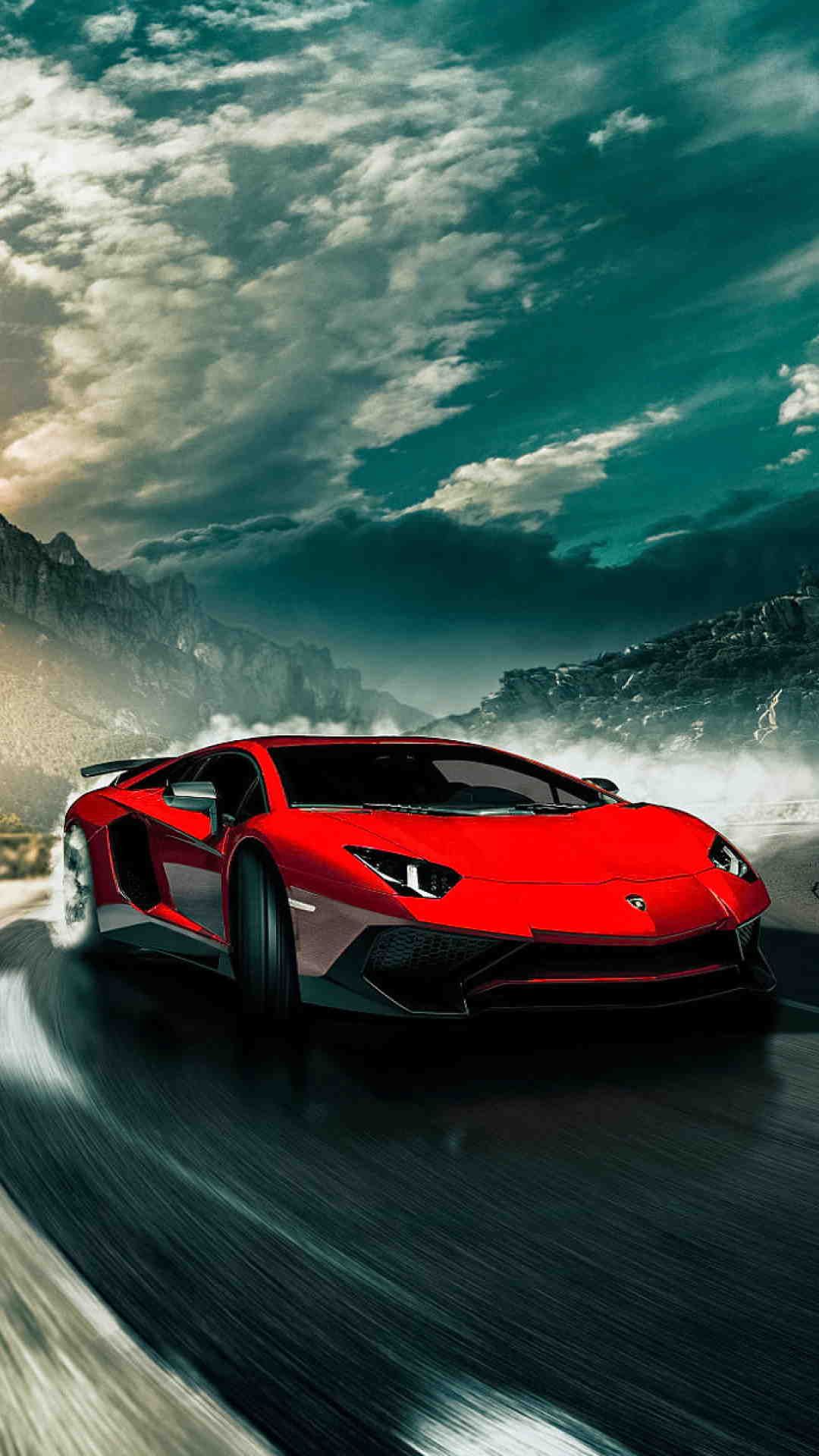 Lamborghini Aventador iPhone HD